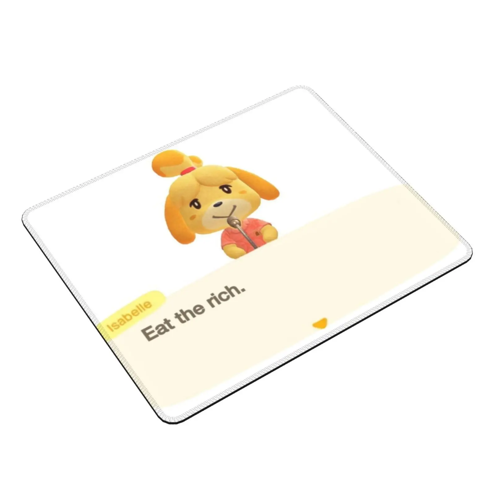 Eat The Rich-Isabelle Mouse Pad DIY Print Acnh New Horizons Isabelle Eat The Rich Bernie Socialism