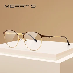MERRYS DESIGN Women Oval Glasses Frame Ladies Fashion Round Trending Eyewear Myopia Prescription Optical Eyeglasses S2024