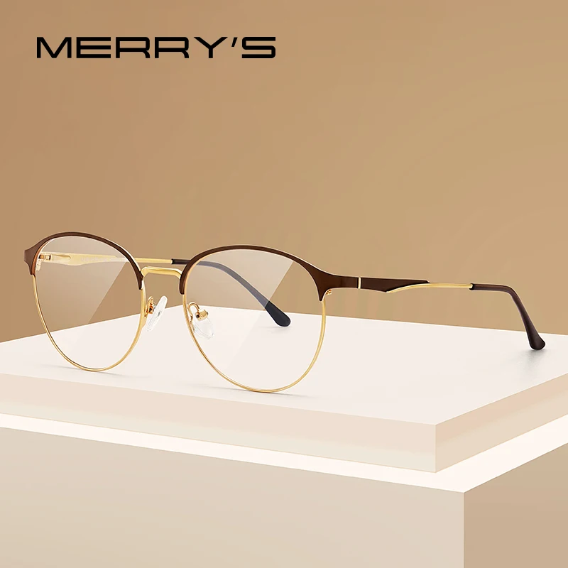 MERRYS DESIGN Women Oval Glasses Frame Ladies Fashion Round Trending Eyewear Myopia Prescription Optical Eyeglasses S2024