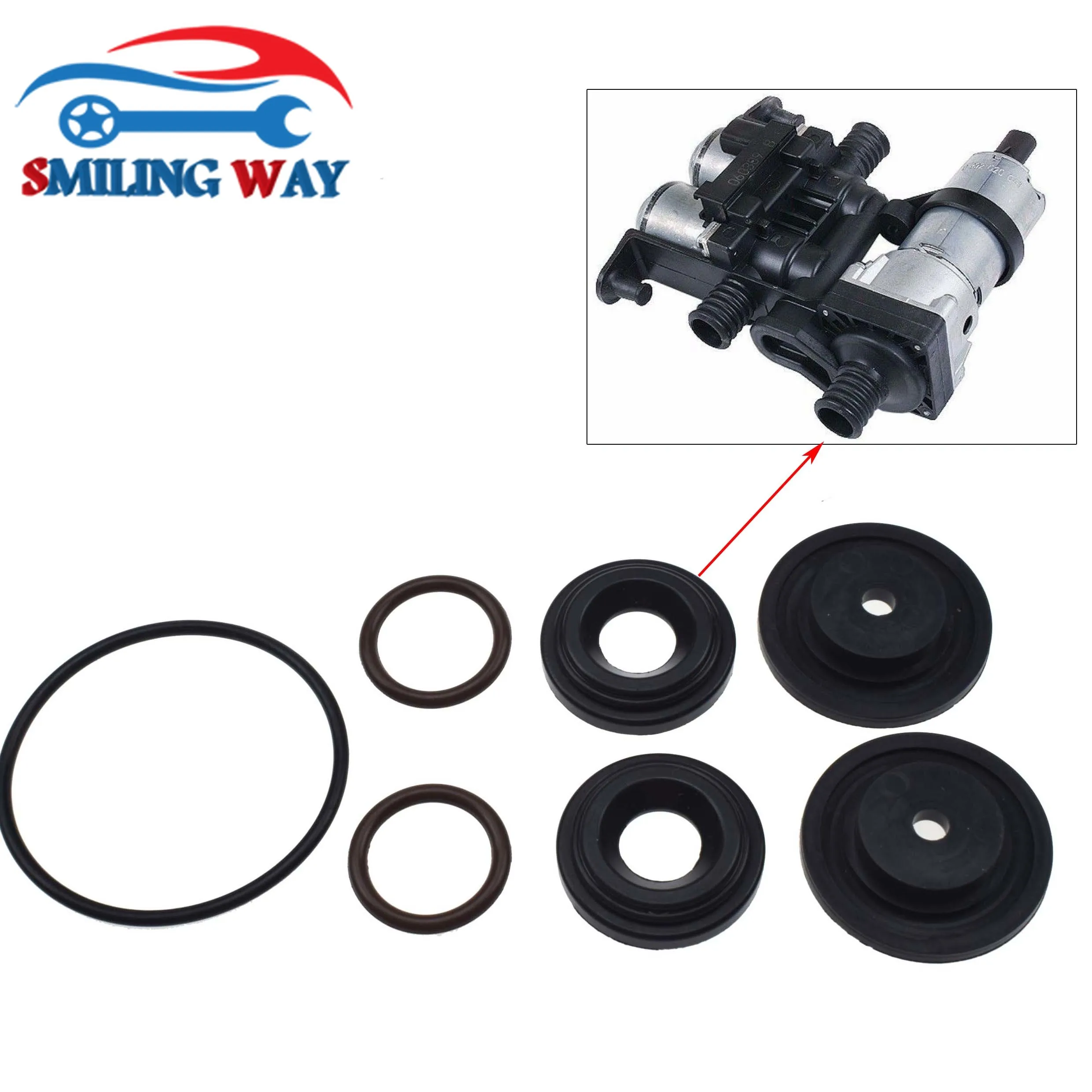 Heater Control Valve Repair Kit 64118374994 64118372004 64118391796 For BMW E39 E38 E53 E34 E32 E31 E65 E66 E60 E61 E63 E64