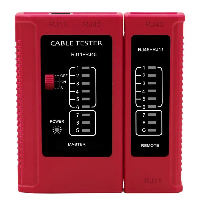 RJ11 RJ45 Cable Tester Network Lan Tester Tool For Telephone Cat5e Cat6a Cat7 Cat8 RJ45 Testing