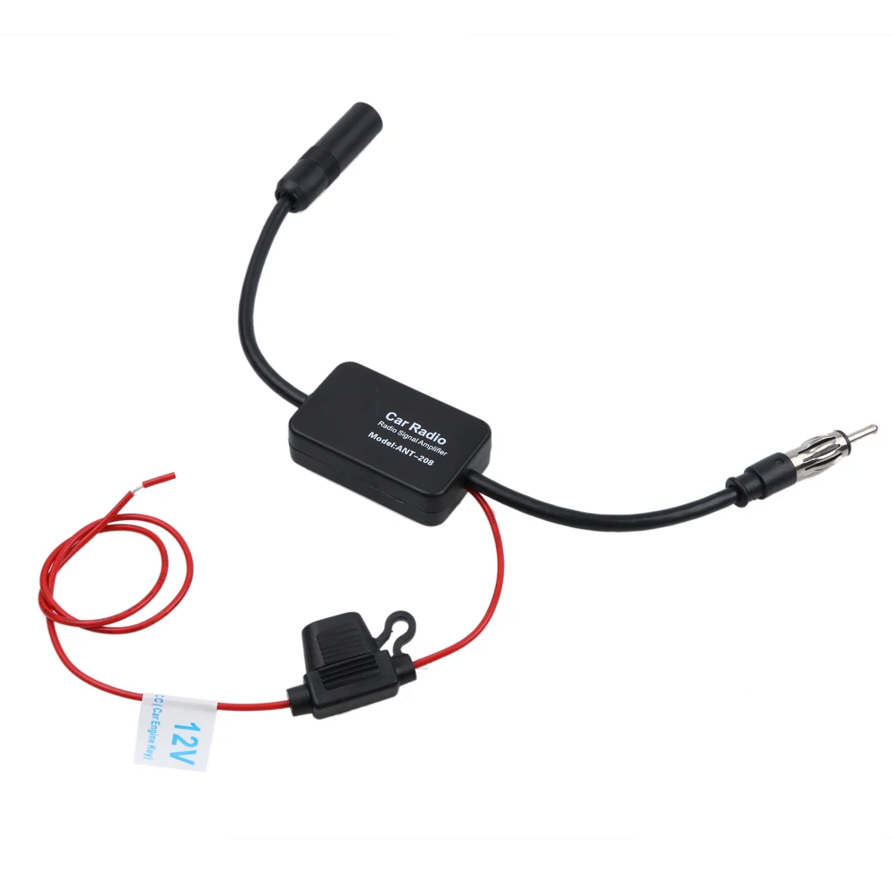 DAB + FM Auto Stereo Antenne Antenne Splitter Kabel Adapter 12V Radio Signal Verstärker Antenne Signal Booster FM/AM Auto Zubehör – Detail 11
