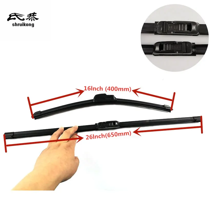 Car Styling Stickers Wiper Blades For Toyota Verso (From 2009 Onwards) 26