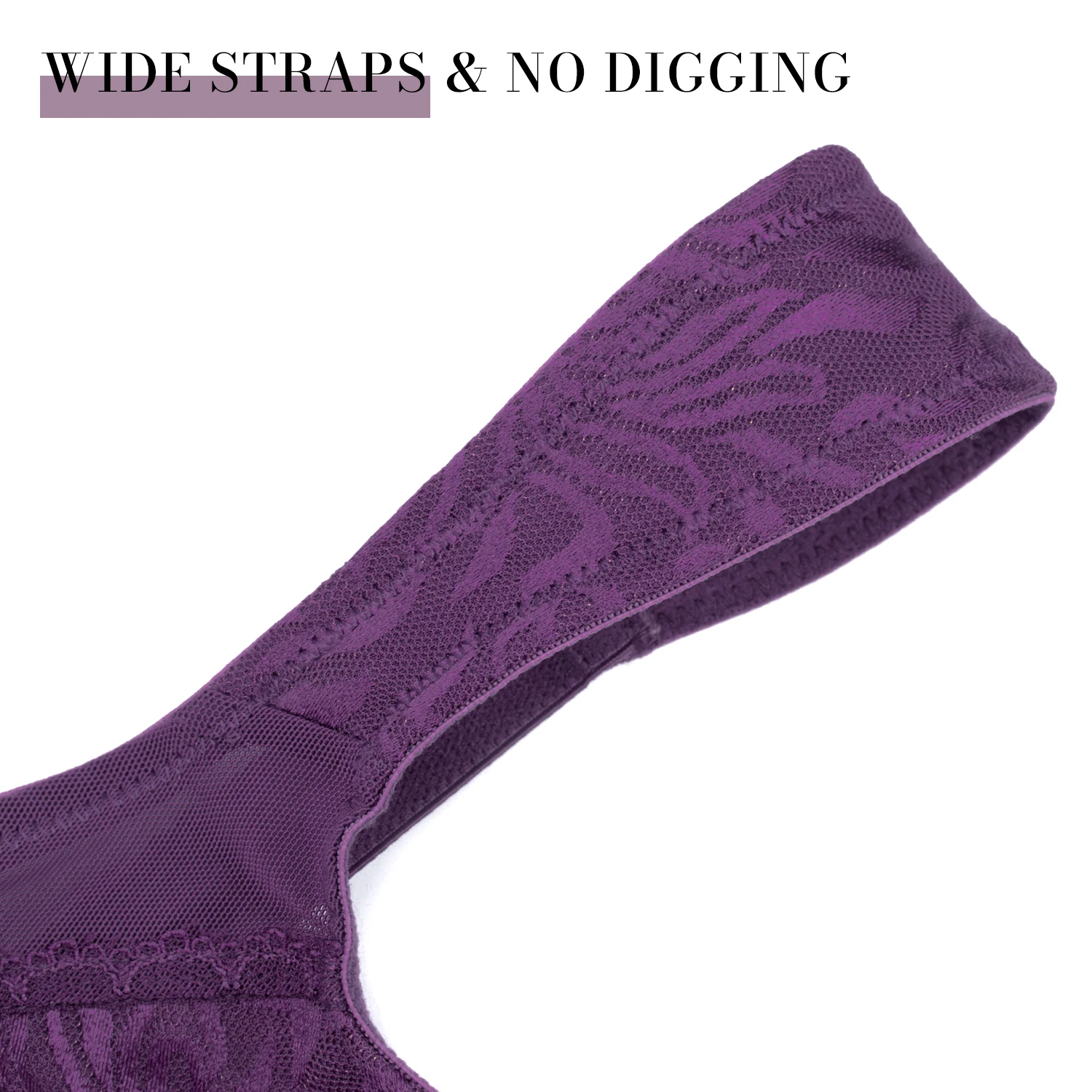 Wingslove Multifunctional Minimizer Bras push up Non-Padded Plus Size Non-Padded Full Cup E F G  H I Unlined Seamless Bra