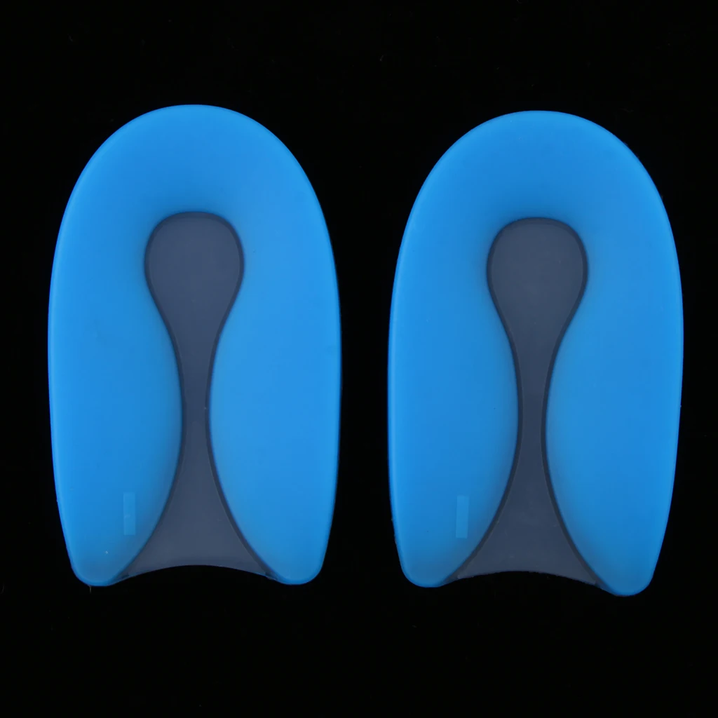 Silicon Gel U-Shaped Spur Cup Heel-Plantar Fasciitis Cushion Correction Heel Pads