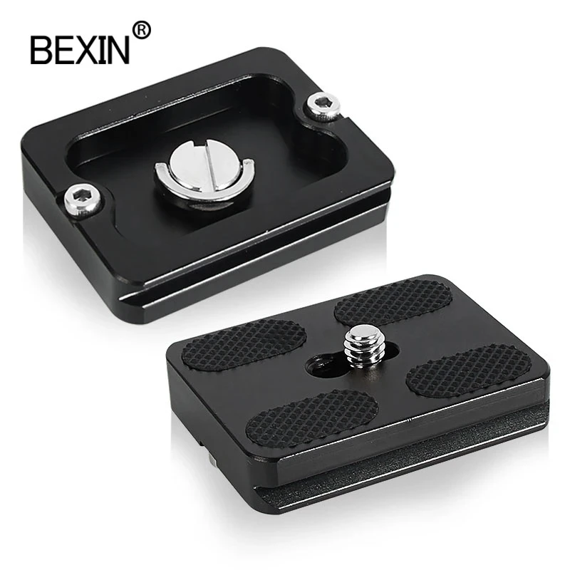 BEXIN QR60 Camera Quick Release Clamp Tripod Photography Quick Release Plate Clamp Mount Adapter for DSLR Arca Swiss Camera