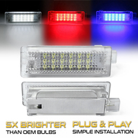 2x LED Door Courtesy Interior Footwell Light Luggage Trunk Glove Box Lamps For BMW M4 F32 F33 F36 F22 F23 F45 F46 F87 M2 F82 F83
