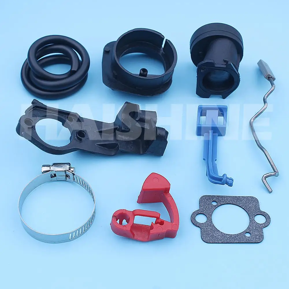 Imagem -03 - Intake Manifold Adapter Clamp Repair Kit Motosserra Acelerador Rod Controle de Alavanca Carb Junta Husqvarna 340 345 350 346xp 351 353