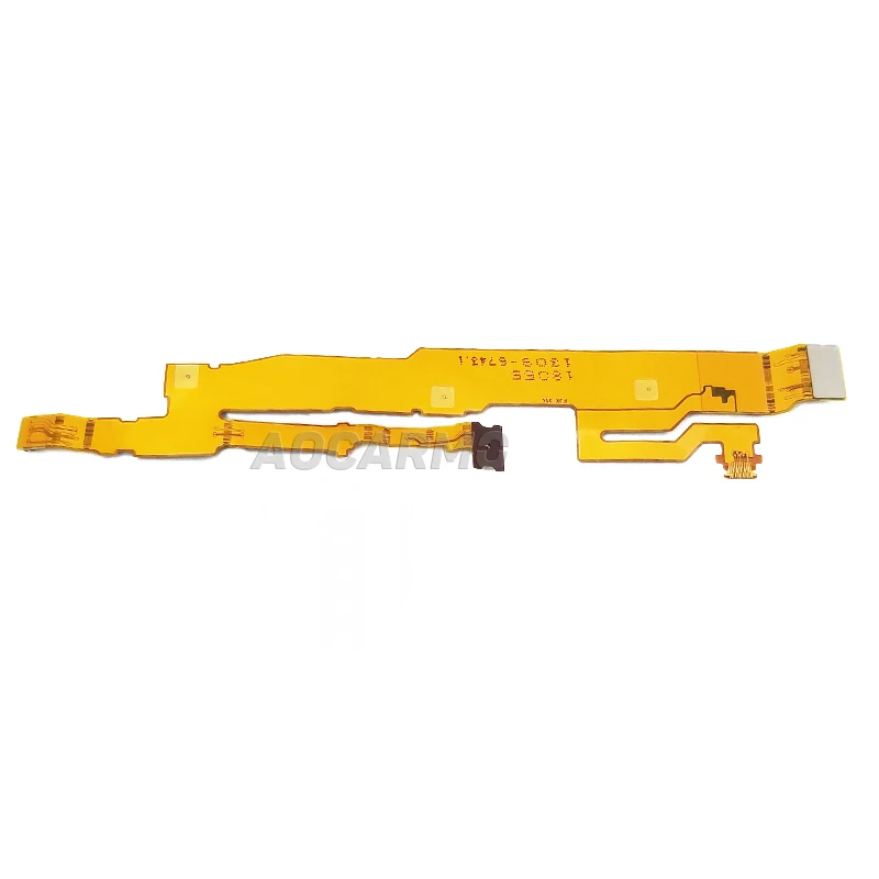 Aocarmo Bottom Microphone Main Mic Connector Ribbon Flex Cable Replacement For Sony Xperia XZ2 H8216 H8266 H8276 H8296