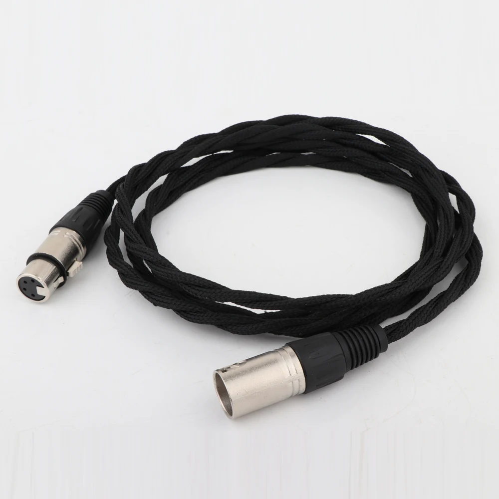 Câble d'extension Hifi XLR mâle vers 4 broches XLR femelle, câble d'extension audio pour téléphone de sauna