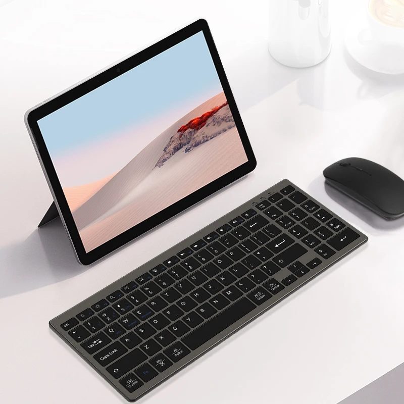 แป้นพิมพ์บลูทูธสำหรับ Microsoft Surface Pro 8 7 6 5 4พื้นผิว Go Book 2 3แท็บเล็ตแล็ปท็อป2.4G คีย์บอร์ดไร้สาย Mini Digital Key