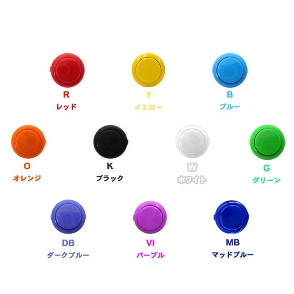 One Piece Sanwa OBSF-24 Push Button arcade player button 24mm coin start  button for jamma mame arcade DIY Cabinet parts