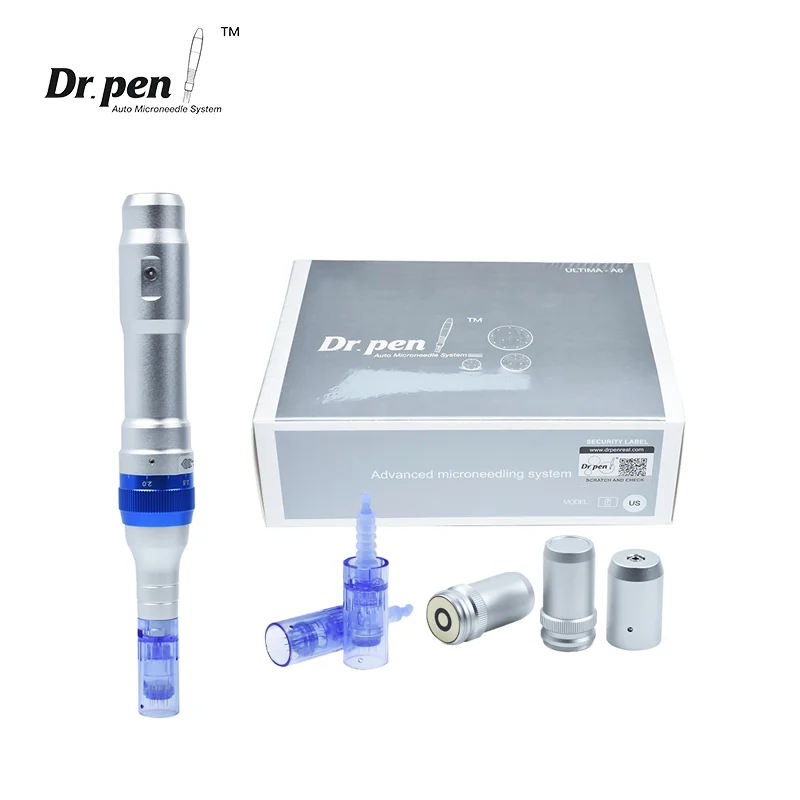 Doctor Pen A6 autentico Dr. pen Ultima A6 con cartuccia Microneedling pen Derma Auto Pen Derma Rolling per viso e corpo