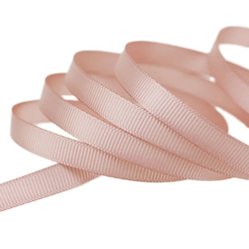 (10 meters/roll) Pink Meat Grosgrain Ribbon Wholesale Gift Wrapping Christmas ribbons lace