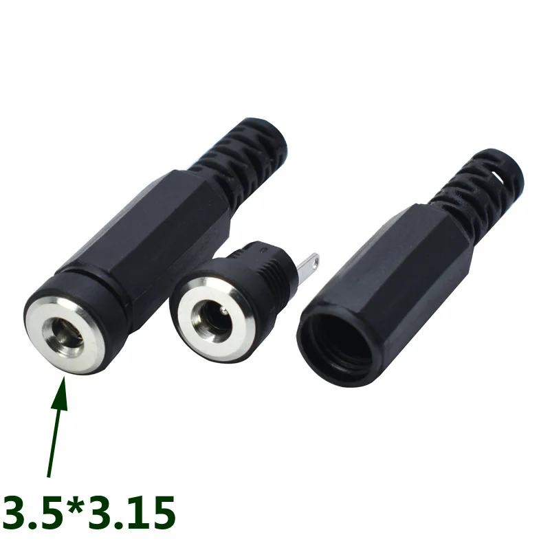 5 sztuk kobieta DC Power Jack wtyczki Adapter gniazda złącze 3.5*1.35mm do naprawy gniazda narzędzie 3.5x1.35mm