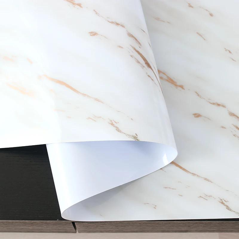 INS Table Mat Waterproof And Anti-scalding PVC Soft Glass Coffee Table Tablecloth White Marble Table Cover Customizable