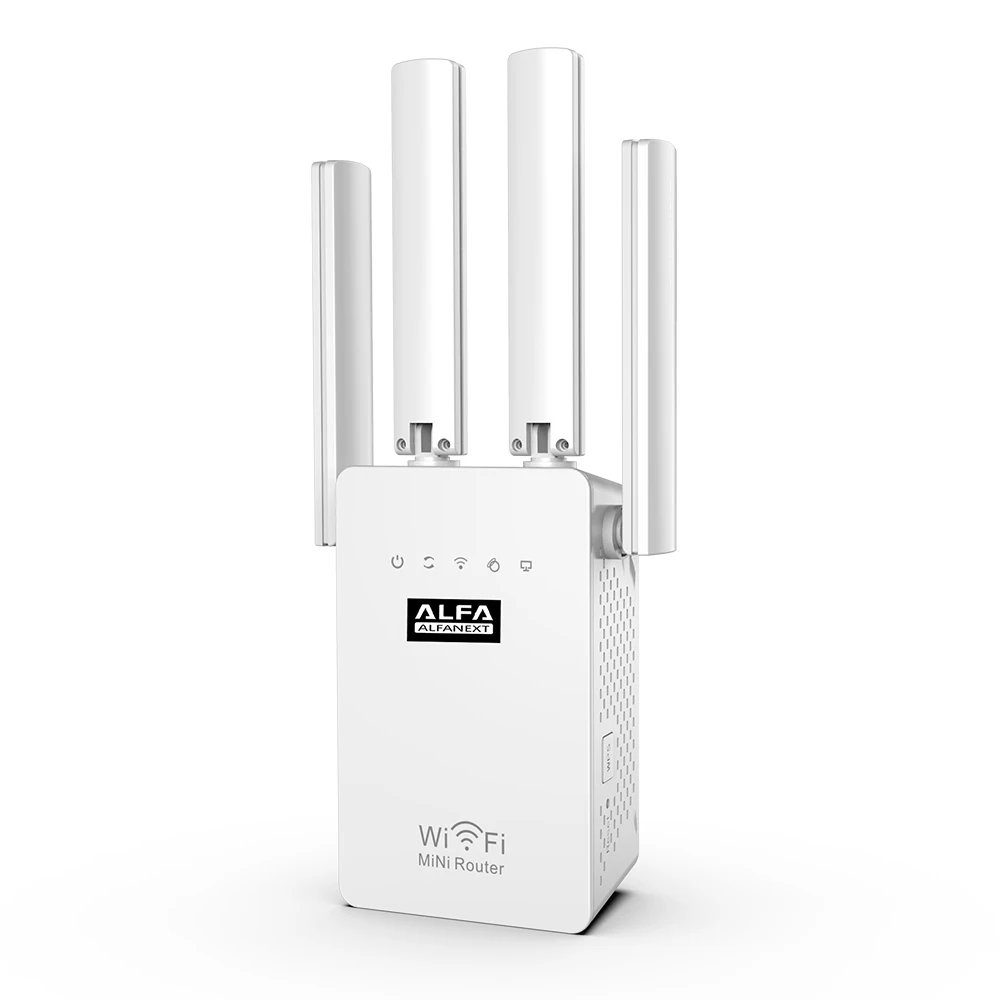 ALFA ALFANEXT 300Mbps WiFi Adapter Amplifier Network Expander Power Extender Roteador 2 Antenna for Window