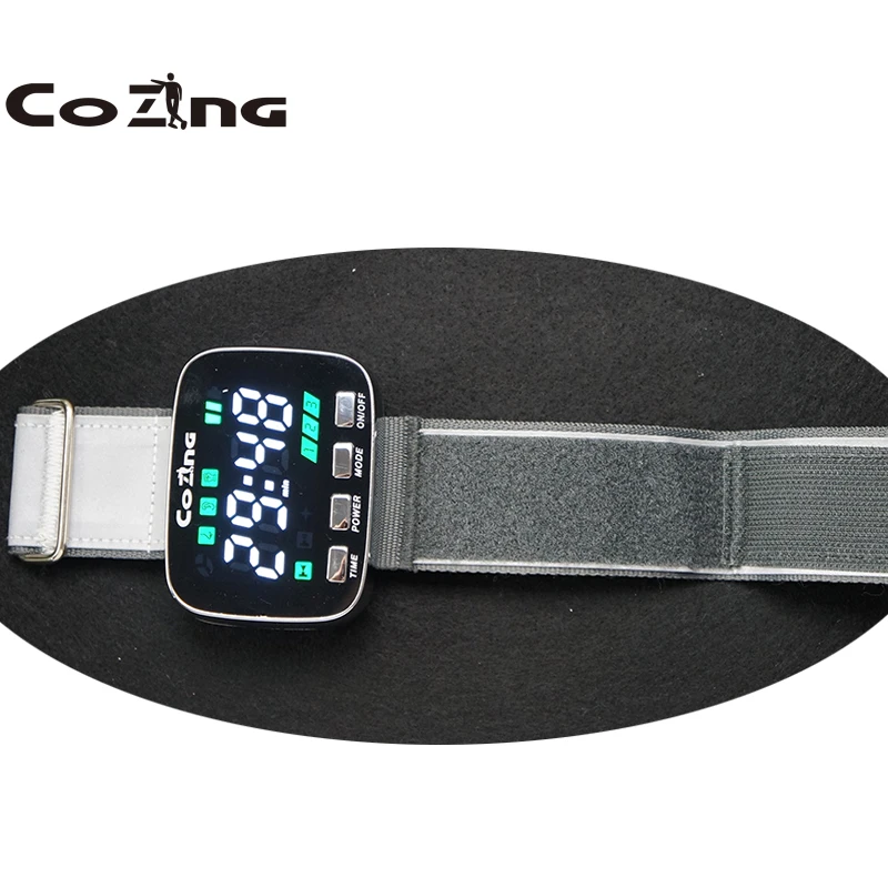 Diode 650nm COZING LLLT Physiotherapy Therapy Watch for Diabetes Cholesterol Cerebral Thrombosis Rhinitis Treatment