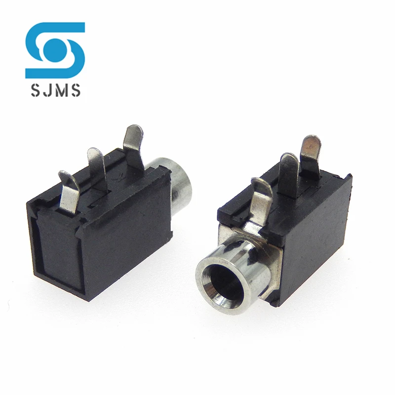 5/10PCS Headphone Jack PJ-316 3.5mm Female Jack 3 Pin Socket Audio Video Terminals Connector PJ316 3.5 mm DIP-3 PCB Mount