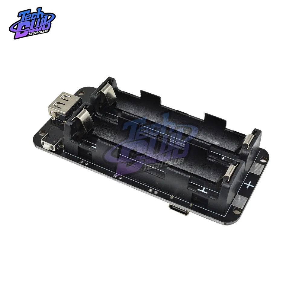 Batteria al litio a doppia tensione 18650 a due schermi V8 modulo scheda di espansione banca di alimentazione Mobile 5V/3A 3V/1A Micro USB per Arduino
