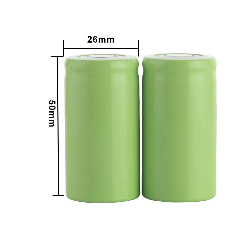 5 قطعة C 5000 مللي أمبير 1.2 فولت ni-mh خلية بطارية الطاقة قابلة للشحن 20A 50x26 مللي متر تنطبق على الأدوات الكهربائية الحفر الكهربائية المطرقة الكهربائية