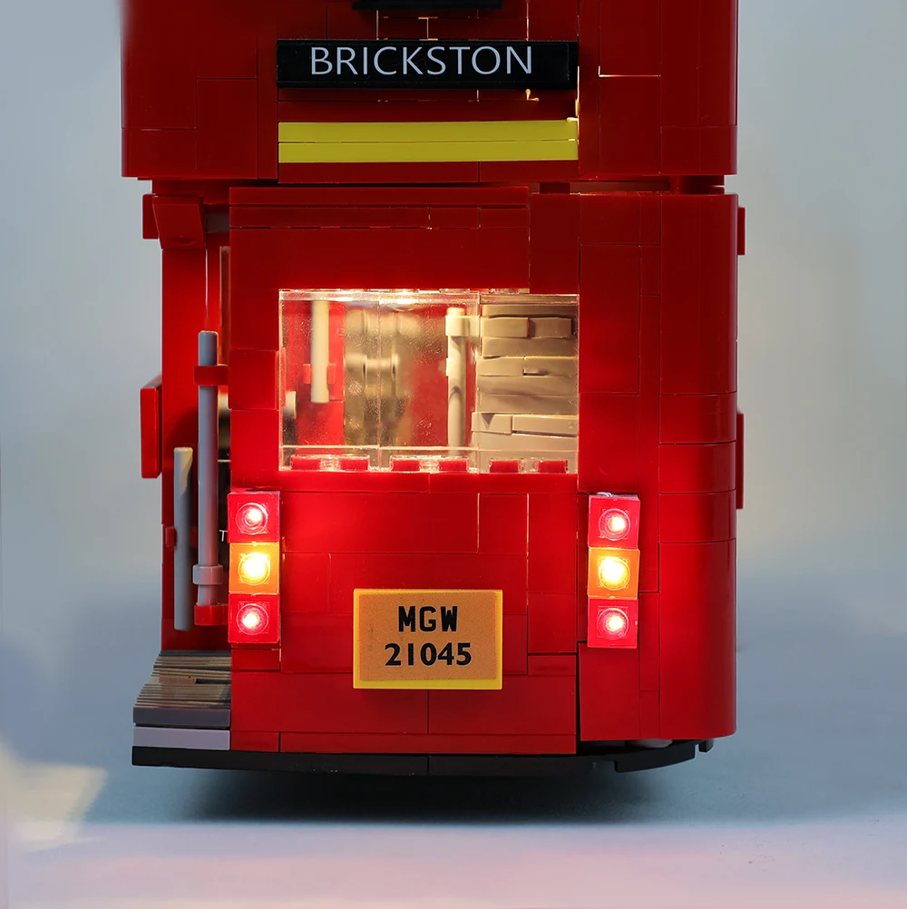 Led ชุดสำหรับ Creator London Bus 10258เข้ากันได้กับ21045 1266 10775ชุดของเล่น DIY ชุดไม่บล็อกตัวต่อ