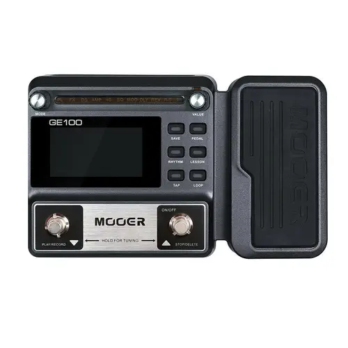 Imagen 2 del producto Controlador de interruptor de pie Mooer Multi-Fx con metrónomo Ge100/pe100 Compatible con Looper 180S, Tap Tempo, conmutación de efectos