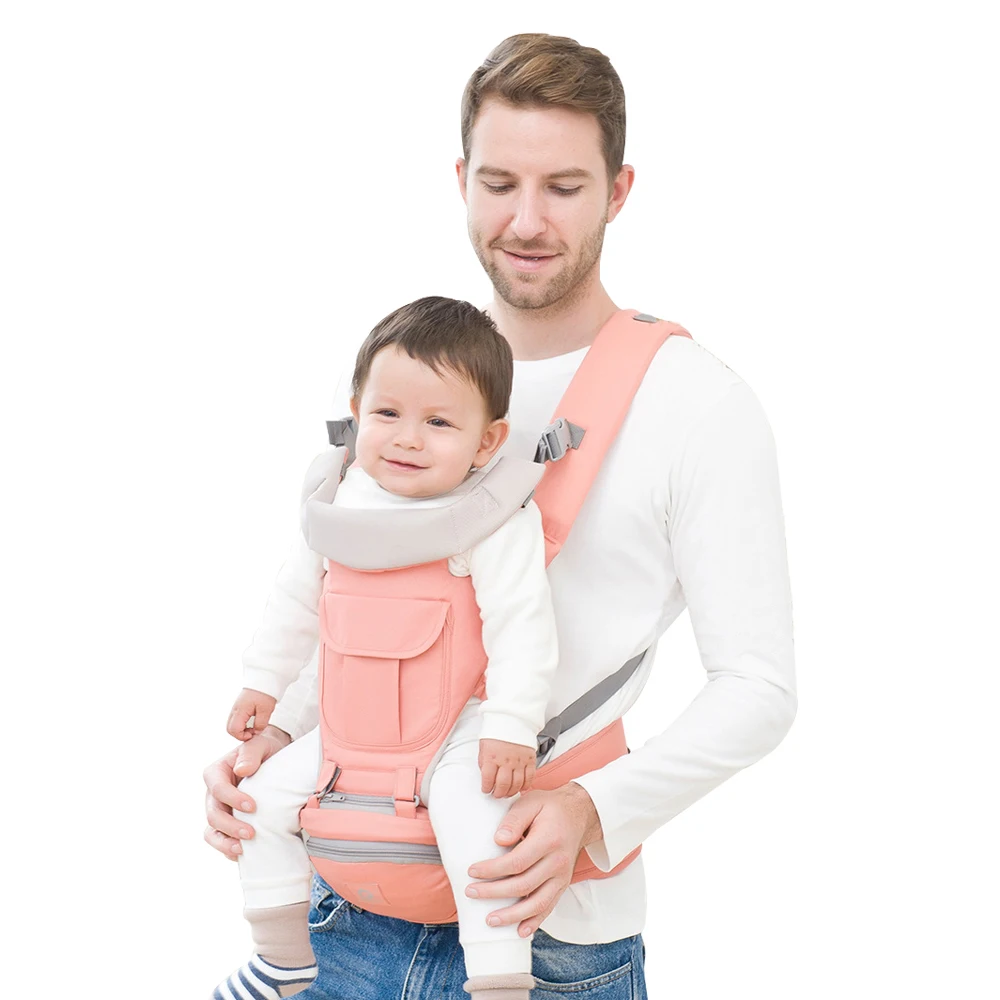 Ergonomic Baby Carrier Infant Adjustable Hipseat Sling Front Facing Travel Activity Gear Kangaroo Baby Wrap For 0-24 Months