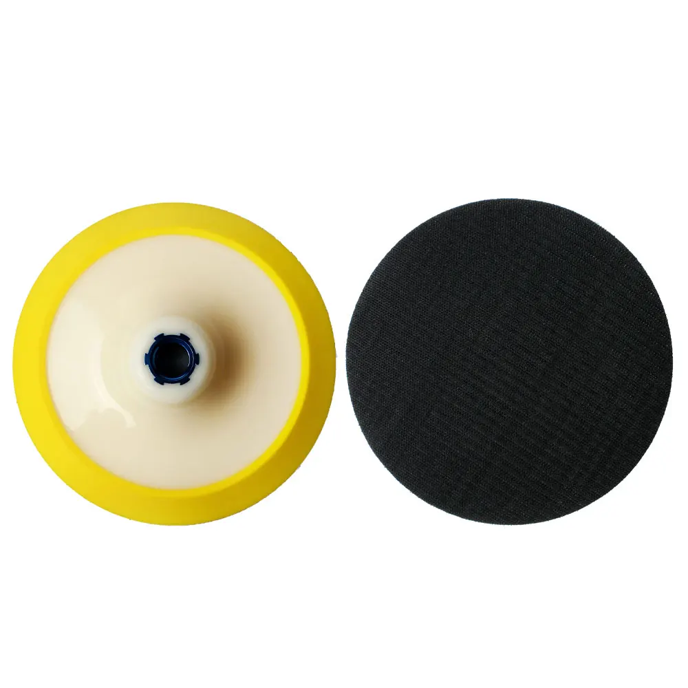 

Backing Pad 6 inch Foam Polishing Buffing Plate M14&5/8-11 Thread Hook & Loop Backer Plate For Car Polisher Angle Grinder