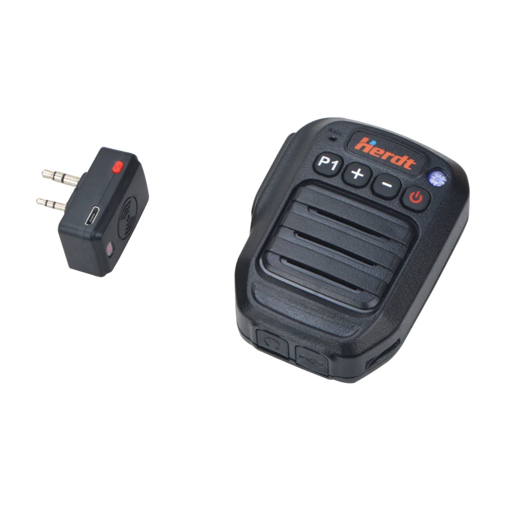 Walkie Talkie Wireless Hand Microphone with Wireless Adapter  K plug for Portable Talkie Walkies BaoFeng BF-888S UV-5R UV-82