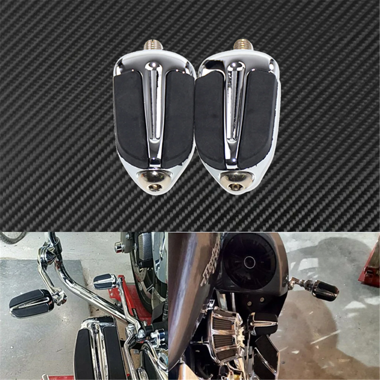 Motocycle Universal Slipstream Foot Pegs Footrests Shifter Shift Lever Peg For Harley Touring Dyna Softail Sportster XL Breakout