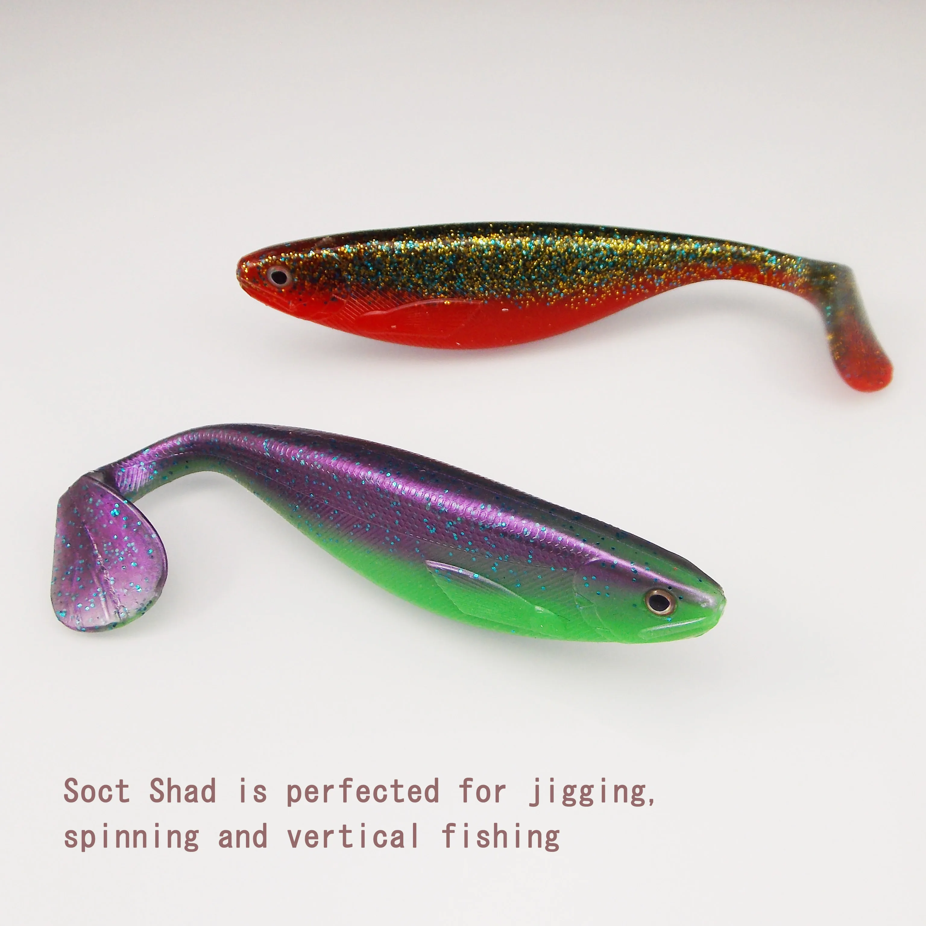 KESFISHING Swiming Fishing Lures Scot Shad 175mm Soft Big Bait Fishing Tackle Pesca Bass Pike Fish Shrimp Smell with Salts