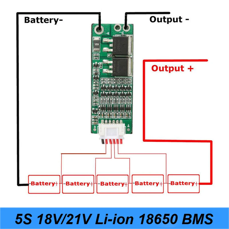 5S 15A 18V 21V BMS bateria litowa chroniona płyta dla 21V wiertarka elektryczna śrubokręt baterie i odkurzacz użyj Turmera