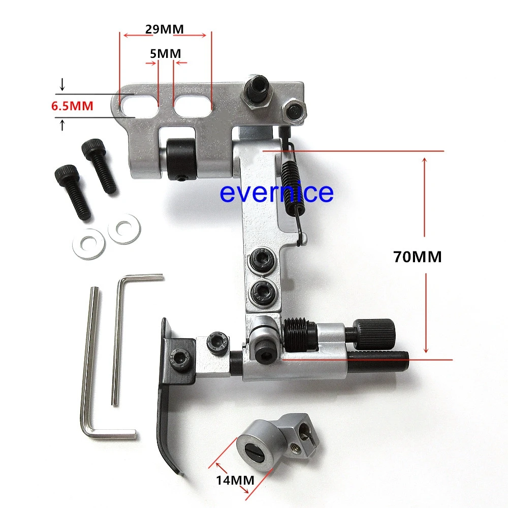 

Suspending Edge Guide Kg867 For Durkopp 69 205 267 867 Pfaff 335 1245 Consew 206 with Roller guide only