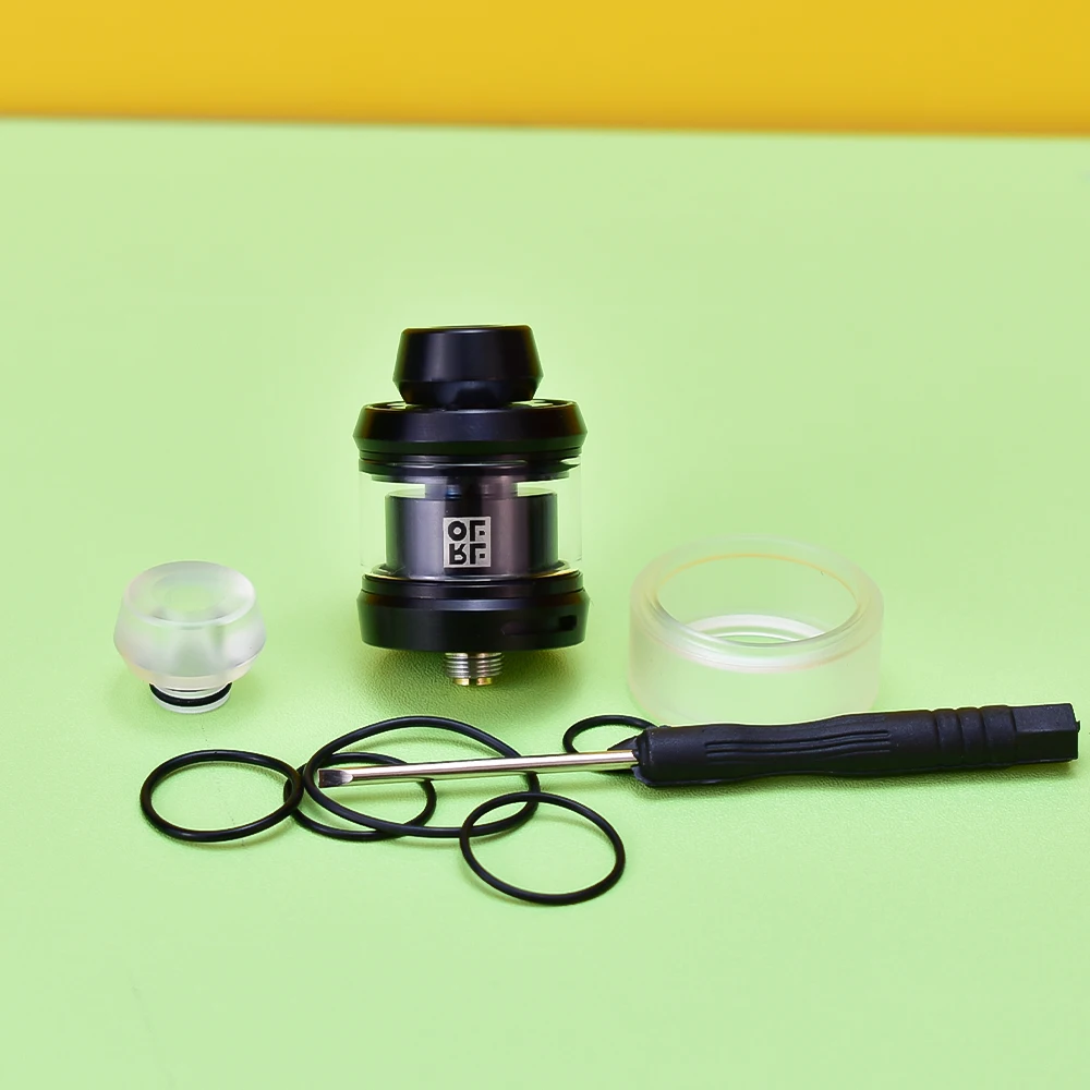 Электронная сигарета Gear 24 мм RTA, атомайзер 24 мм 316 SS 2,3 мл/3,5 мл