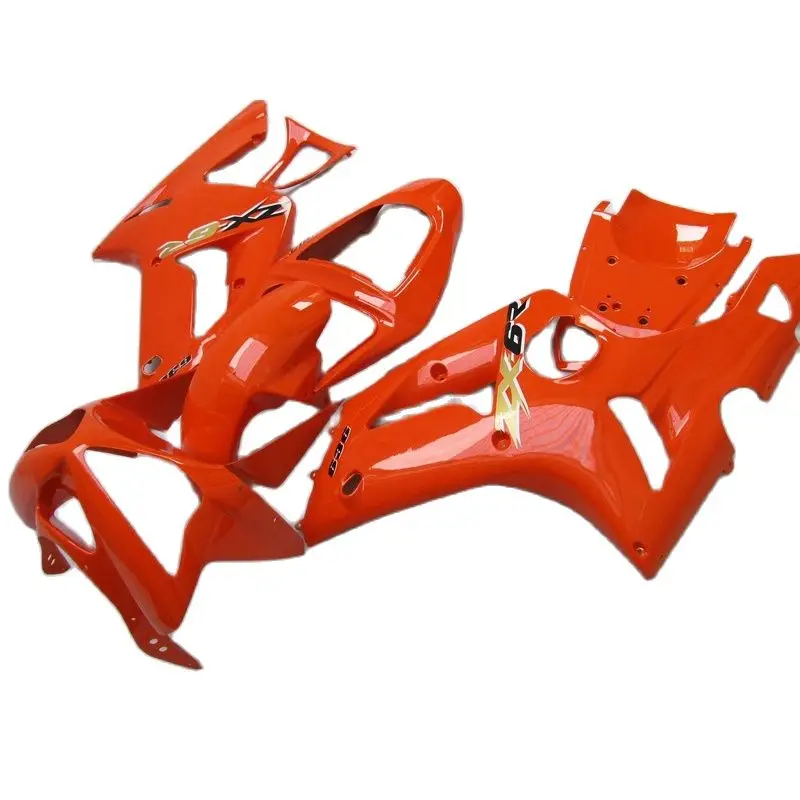 

Glossy Orange Injection Molding Motorcycle Bodyparts for Kawasaki Ninja ZX6R fairing kit 2003 2004 fairing set zx6r 03 04 GV84