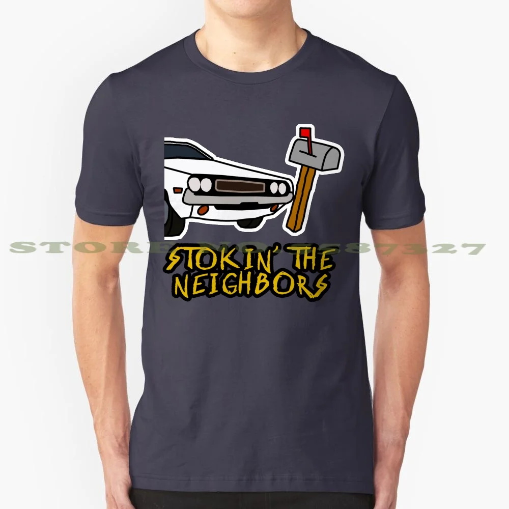 

Stokin' The Neighbors 100% Pure Cotton T-Shirt Lagwagon Punk Rock Epitaph Fat Wreck Chords