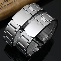 22mm Stainless Steel Watchband for Tudor Black Bay 79230 79730 Heritage Chrono Watch Strap Solid Metal Curved End Wrist Bracelet