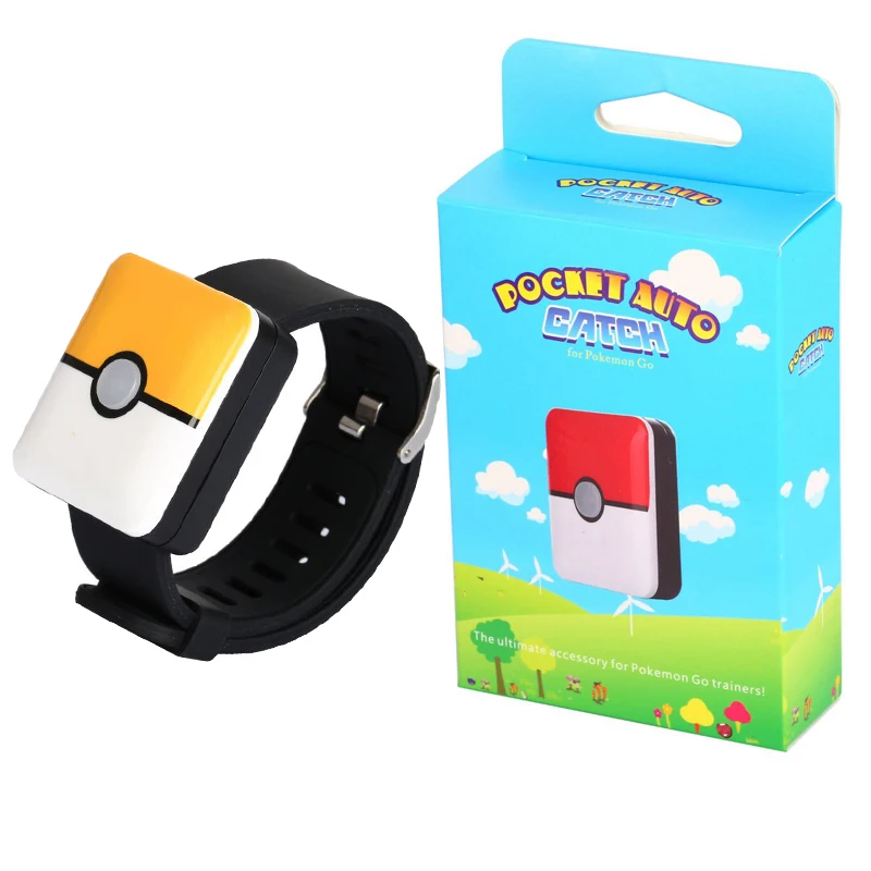 Rechargeable Square Bracelet Wristband New Auto Catch Bracelet for Pokemon Go Plus Bluetooth for Android IOS