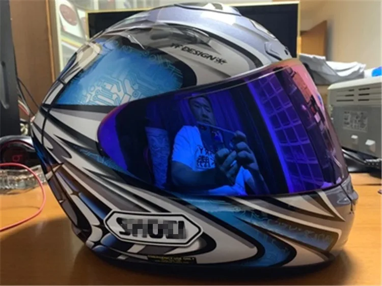 Visière de casque de moto 9 couleurs Full Face Shield Lens Case pour SHOEI CW1 CW-1 X-12 XR-1100 Qwest X-Spirit 2 X12 Visor Mask