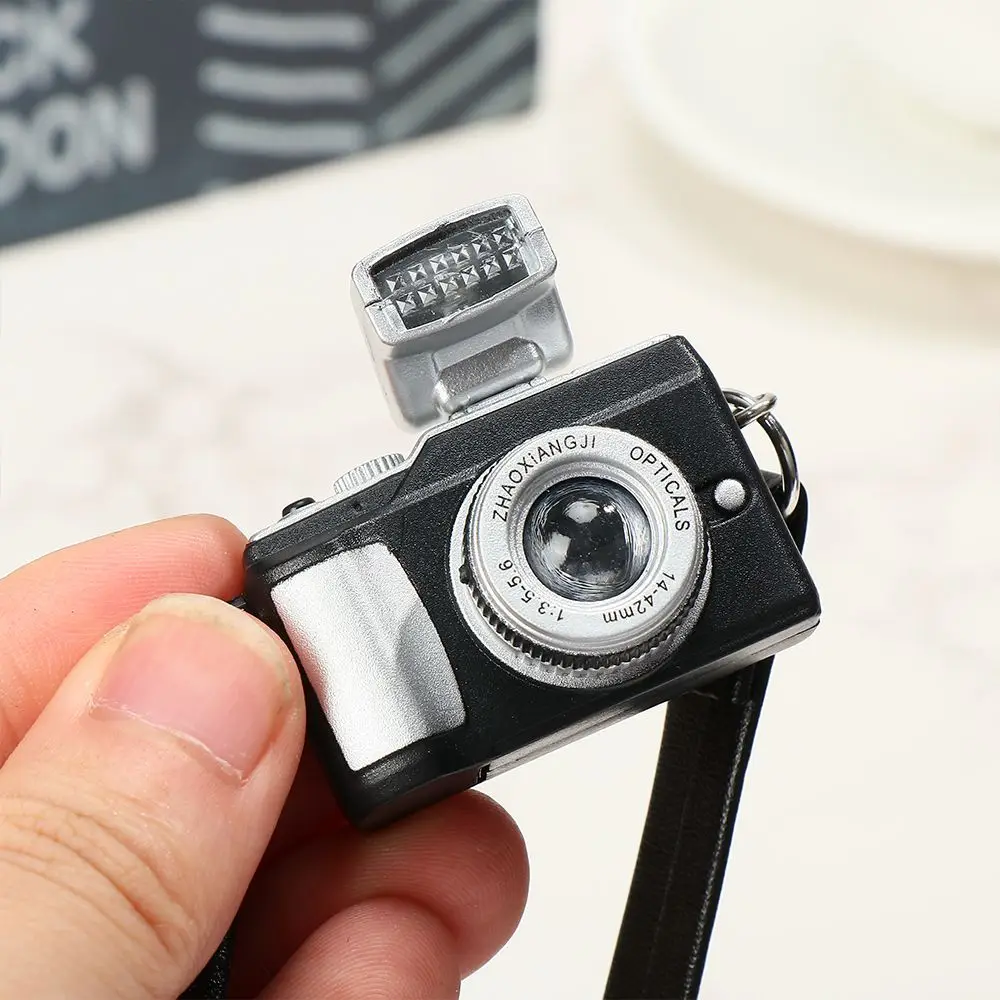 Nuova casa delle bambole in miniatura simulazione fotocamera giocattoli per bambole accessori per case delle bambole per la decorazione della casa delle bambole regalo di compleanno per bambini