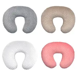 Soft Nursing U-shaped Pillow Slipcover Baby Breastfeeding Pillow Cover for Infants Little Boys Girls Use Supplies