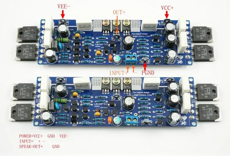 

One Pair LJM A30W ONSEMI NJW0302G NJW0281G Dual Channel 30W 8Ω Pure Class A Power AMP Amplifier Finished Board with AP Test