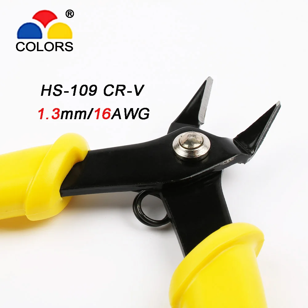 FASEN HS-109 1.3mm/16AWG Electrician wire Cable Plastic pliers Cutting cable cutter Hand Side Snips Electrictrician tool