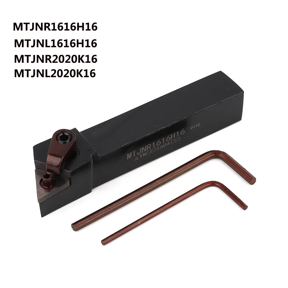 MTJNR1616H16 MTJNR2020K16 MTJNR2525M16CNC tool post + 10PCS TNMG160404 TNMG160408 CNC cutting lathe machine tool metal MTJNR