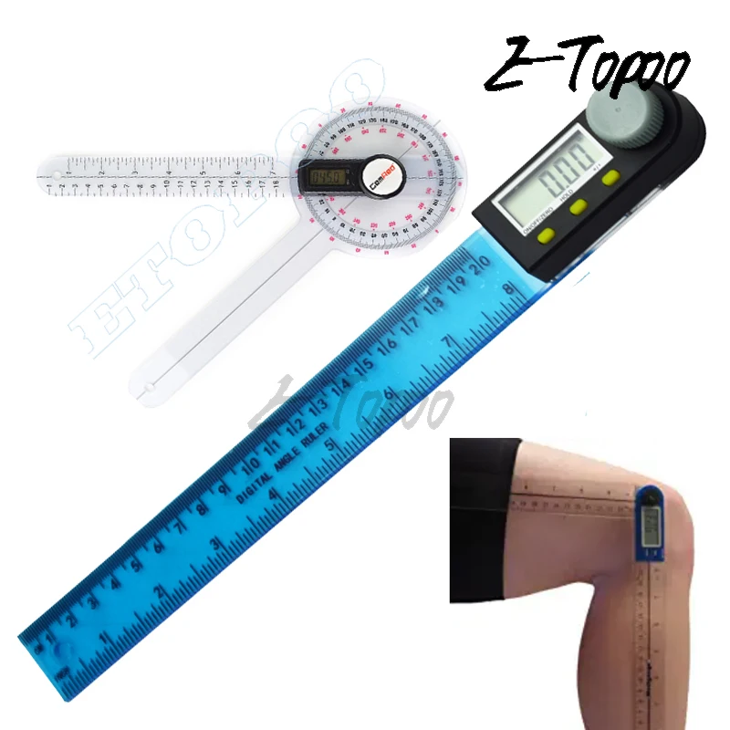 200mm/300mm Electronic Digital Goniometer for Orthopaedics, Chiropractic, Sports Medicine, Animal Science, Occupational Therapy