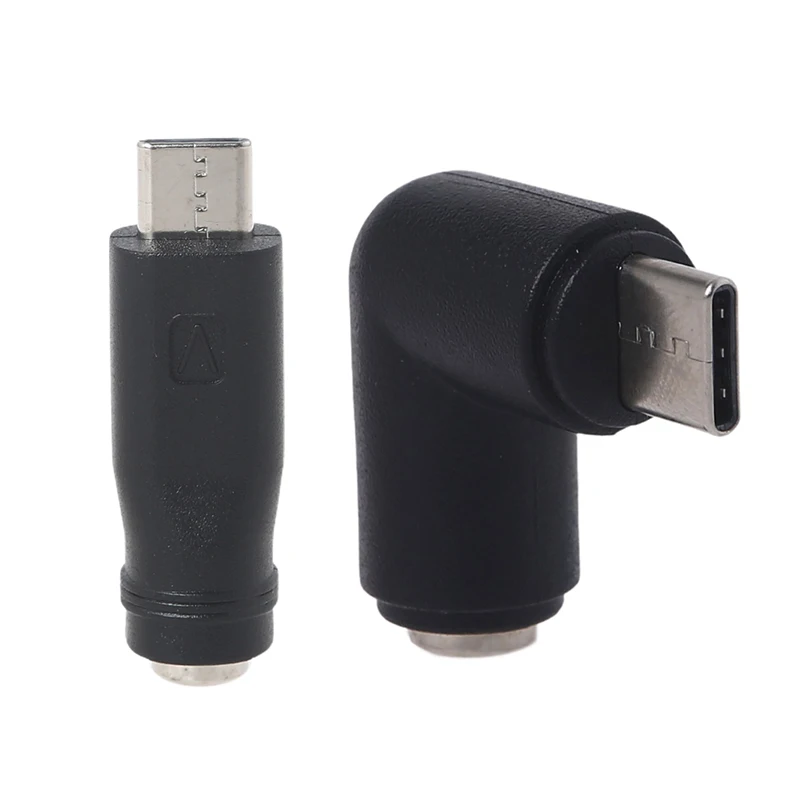 Адаптер-питания-type-c-usb-c-«папа»-«мама»-постоянного-тока-55x21-мм