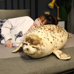 1pc 50/85CM Simulation 3D Sea Lion Plush Toys High Quality Stuffed Soft Animal Seal Pillow Baby Kawaii Sleeping Appease Dolls