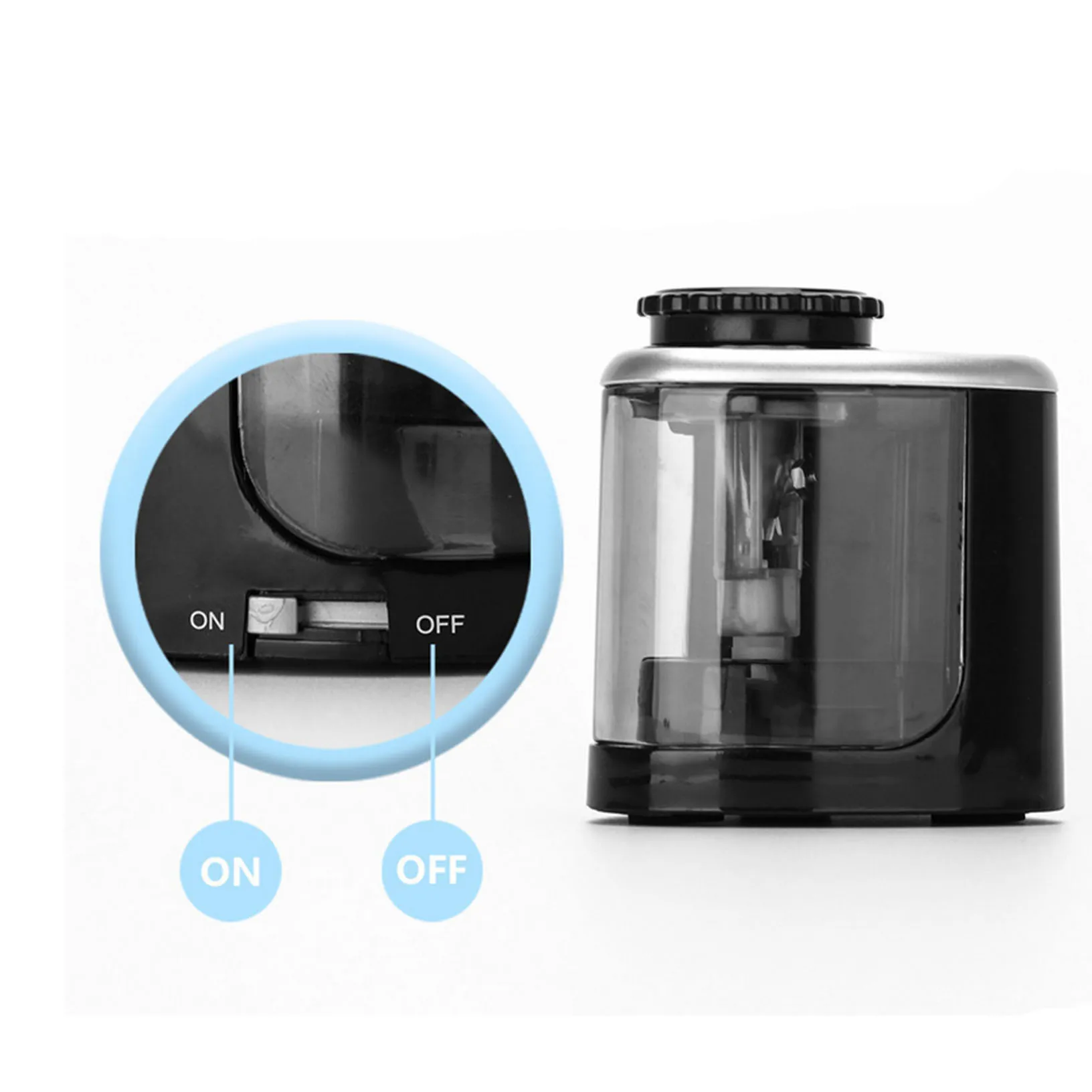 Автоматическая электрическая точилка для карандашей с сенсорным выключателем для дома офиса школы класса