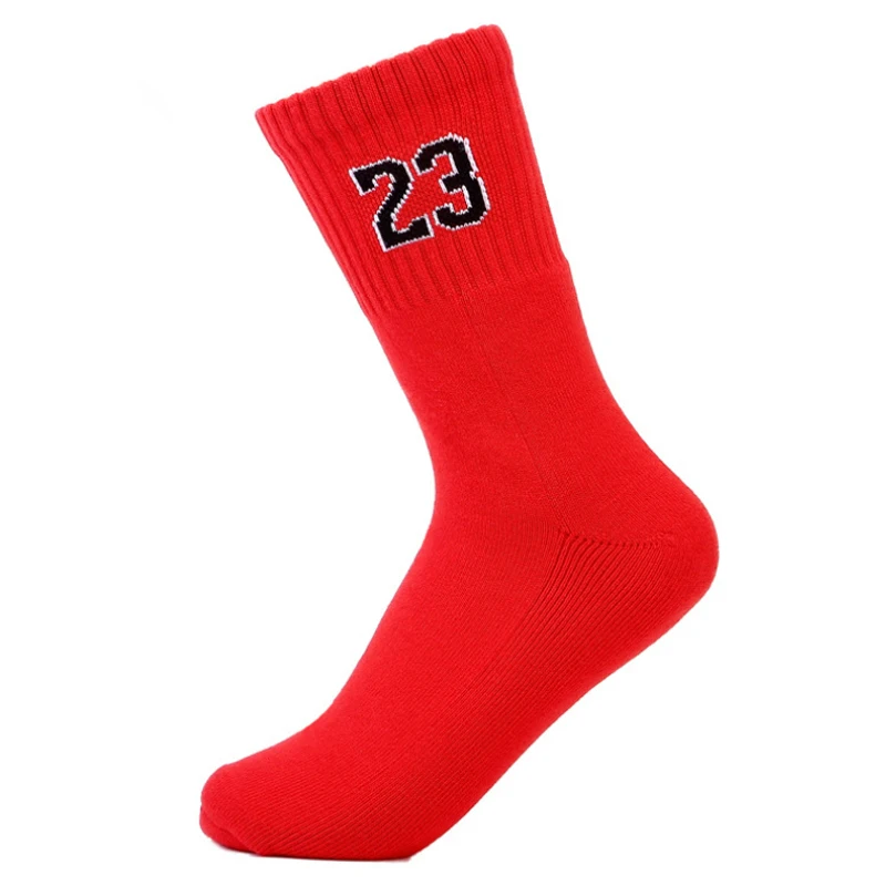 High Quality Brand Men's Socks Cotton Socks Professional No. 23 elite Basket Socks Thick Terry Male Socks calcetines